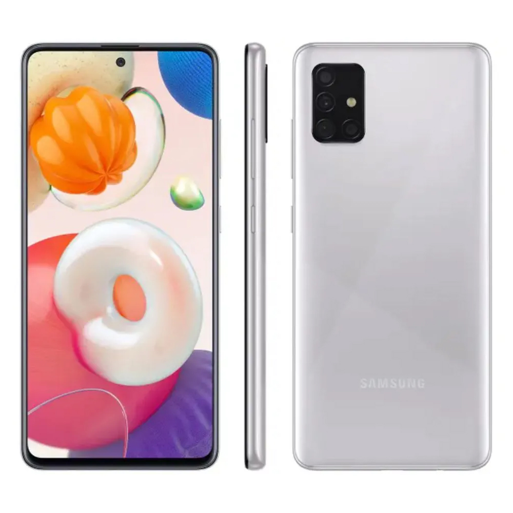 Samsung Galaxy A51 128GB 6GB Android Prata Desbloqueado image number 1
